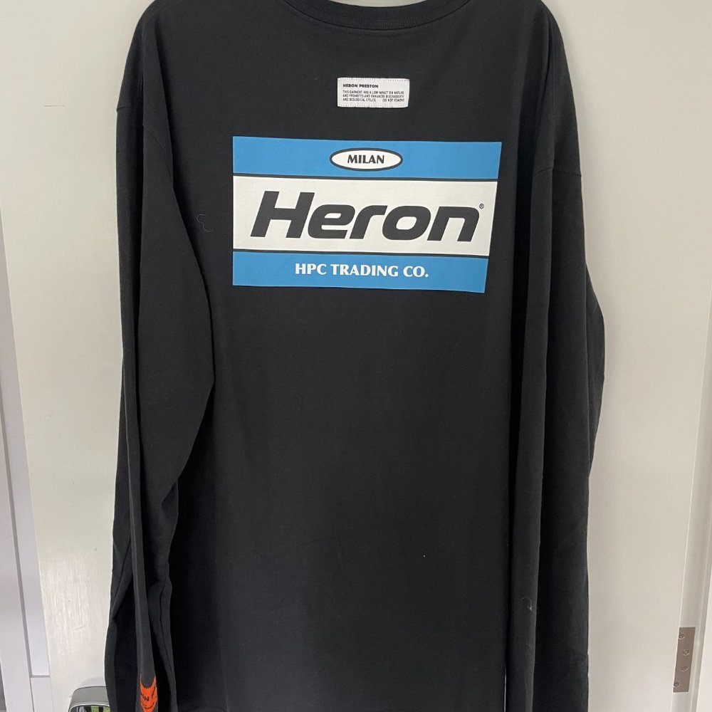 heron preston t shirt grey